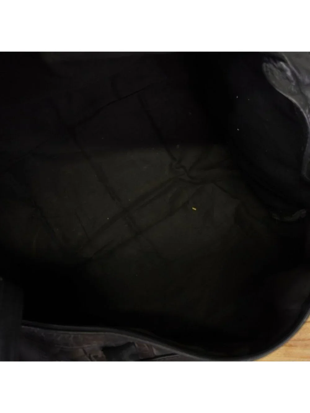 Vintage Genuine Leather Duffle Travling Bag Gym Y2K Black 23